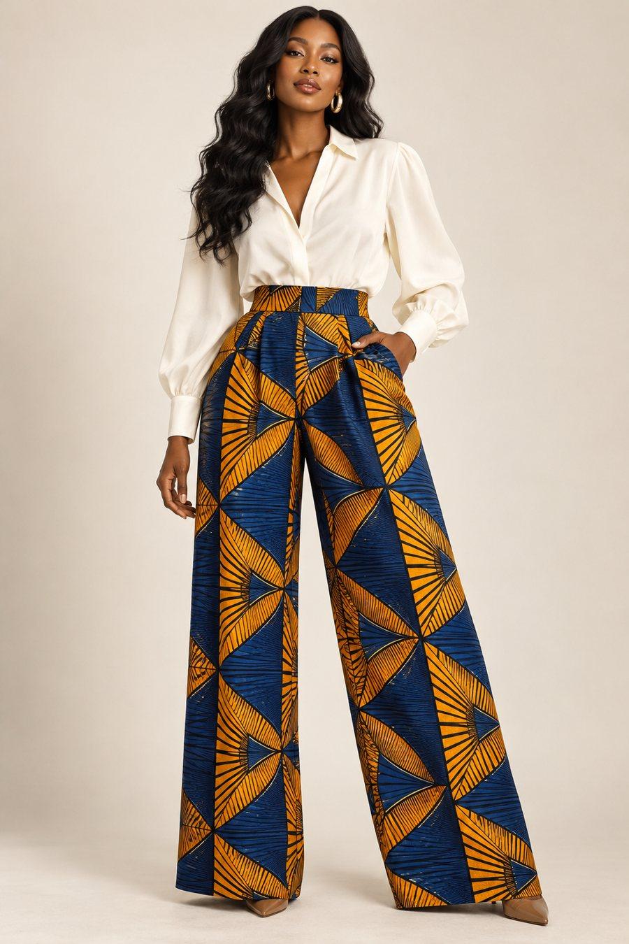 Pantalon palazzo Wax